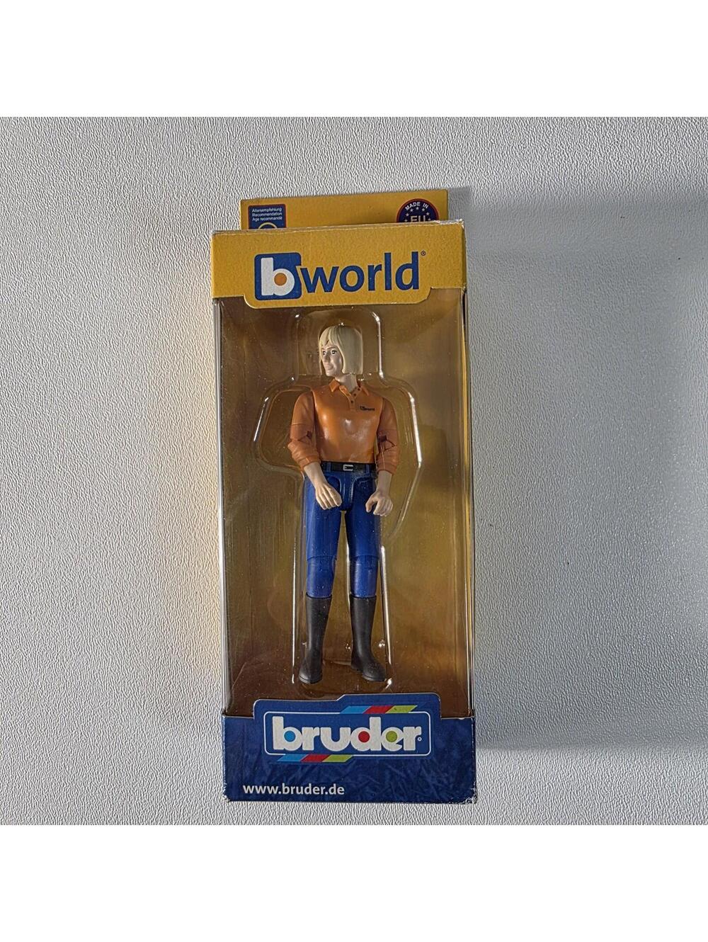 Bruder Toys Woman with Blonde Hair & Blue Jeans